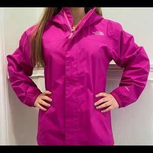 North face girls wind breaker jacket.